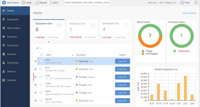 Fleet Management Software - stay on top of fleet maintenance